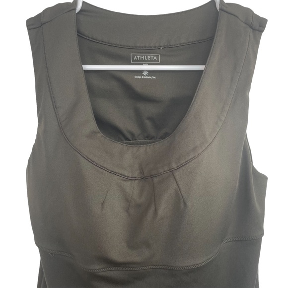 Athleta Brown Activewear Top With Built-In Bra Size 36D - Picture 5 of 16